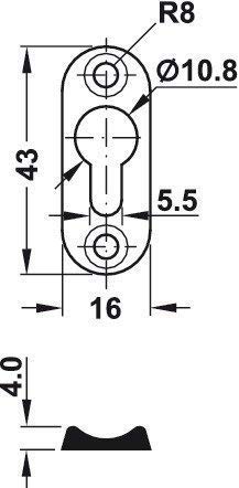 Pack of 10 Gedotec Wardrobe Hooks Bed Connection Made of Steel - Image 3