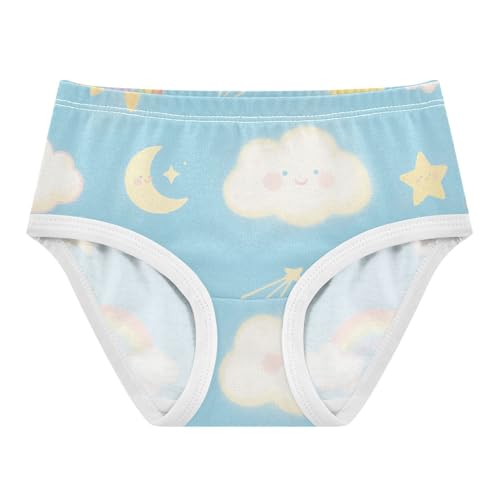 GuoChe Cotton Panties Soft Triangle Panties Briefs Underwear for Toddler in Sizes 2T,3T, 4T, 5T, 6Y and 8Y