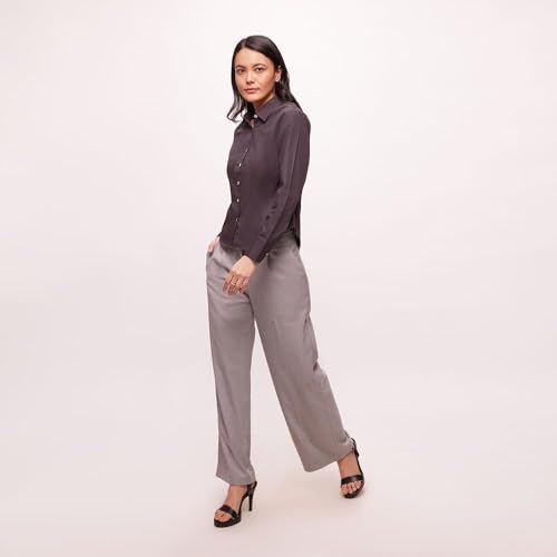 Image of Bombay High Women's Solid Slim Fit Shirt