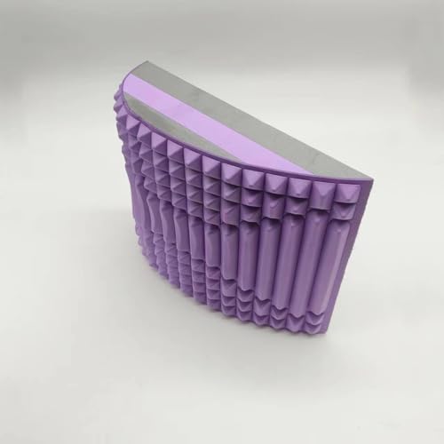 Image of Back Stretching Arch Board with Textured Surface, Curved Spine Support for Floor Exercises, Stretcher Pillow for Back Pain Relief, Lumbar Support, Herniated Disc
