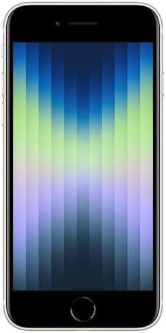 Apple iPhone SE 3e Génération, 64 Go, Lumière Stellaire (Reconditionné)