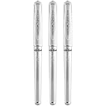 Uni-Ball UM-153 Signo Broad Point Gel Pen - White - by Uni-ball (Pack of 3)