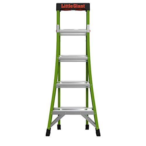 Little Giant Ladders, King Kombo, Professional, 5 Ft. A Frame, 8 Ft. Extension, Fiberglass, Type 1AA, 375 lbs Weight Rating, (13580-001)
