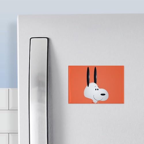 Imán rectangular Snoopy Peanuts para refrigerador 3x2 pulgadas miniatura 3