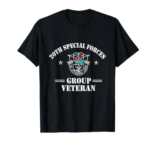 20th Special Forces Group Veteran 20th SFG 4th of July Tee T-Shirt