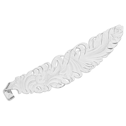 Image of Montana Silversmiths Hand Painted Western Lifestyle Cowboy Hat Band Feather