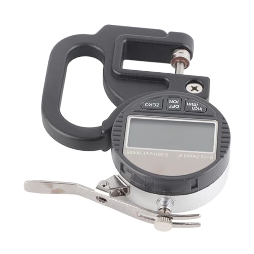 Calibrador digital para medir grosor de cuero, papel y tela miniatura 7