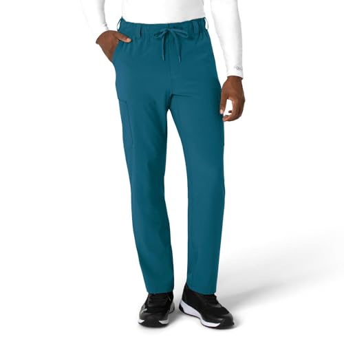 Carhartt Scrubs C56410 Cross-Flex Modern Fit Straight Leg Scrub Pant - 3X-Large Tall - Caribbean Blue