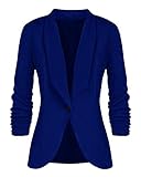 Taschen Umlegekragen Langarm Elegant Business Jacken Mantel Blazer Anzüge Damen Mode