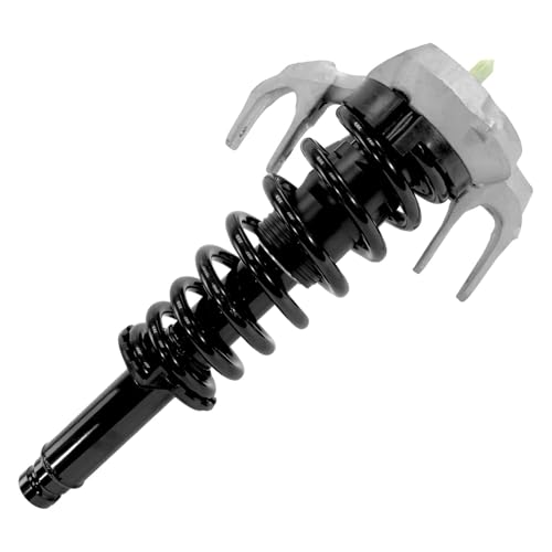 Image of Detroit Axle - AWD 8pc Front Struts Kit for 2008 2009 2010 2011 2012 2013 Cadillac CTS, 2 Complete Struts with Coil Spring 2 Sway Bar End Links 4 Inner Outer Tie Rod End Links Replacement Suspension