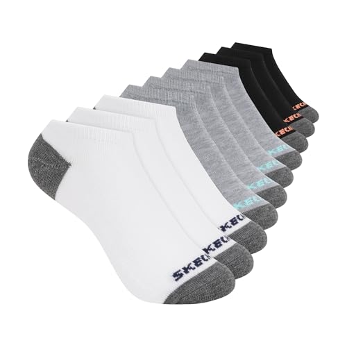10-Pack Performance No Show Socks, Everyday Wear for Kids, Soft & Comfort-Fit