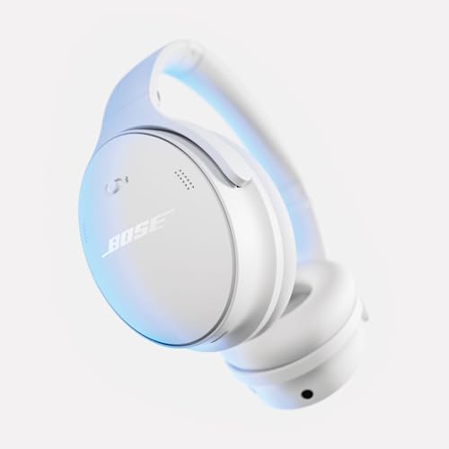 Miniatura 2 de Bose QuietComfort SC Headphones, Auriculares inalámbricos con cancelación de Ruido, Auriculares de Diadema con Bluetooth, micrófono y Cable con hasta 24h de autonomía, con Estuche Blando, Blanco