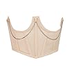 Dames Taille Trainer Corset met tailleband Slim-fit type Gordel Sexy Chest Support Shapewear (Kleur : Apricot, Size : S)