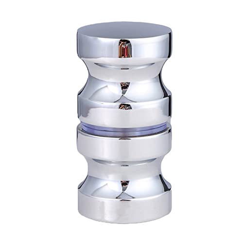 BINGDONGA Door Locks for bedrooms Stainless Steel Back-to Back Glass Door Knob Puller Push Bathroom Shower Cabinet Handle Single Glass Door Knob Home Hardware Door Handle