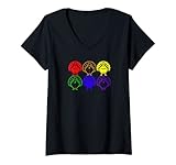 Photo Gallery donna arcobaleno gay orgoglio tacchini ringraziamento lgbtq+autunno vacanze maglietta con collo a v Photo Gallery donna arcobaleno gay orgoglio tacchini ringraziamento lgbtq+autunno vacanze maglietta con collo a v