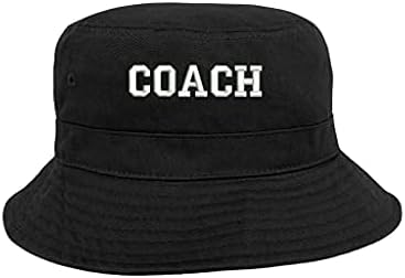 Coach Embroidered Bucket Hat - Unisex Summer Sun Hat