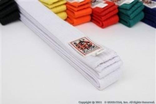 E-BOGU Martial Arts OBI White (Size 0 (200cm/79in))