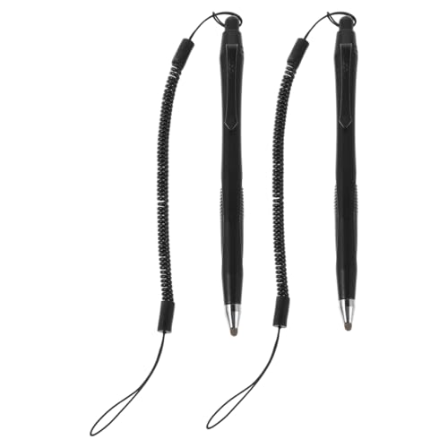 OSALADI Stylet Capacitif Universel 2 Pièces avec Pointe Souple Et Mécanisme À Ressort – Stylet Tactile Haute Précision pour Tablette Et Smartphone Dessin...