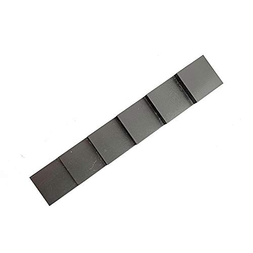 Calibration Test Block 1018 Steel 6 Step 2.5mm 5mm 10mm 15mm 20mm 25mm para Ultrasonic Thickness Gauge Meter Tester Mointor y Linearity en pruebas NDT miniatura 5