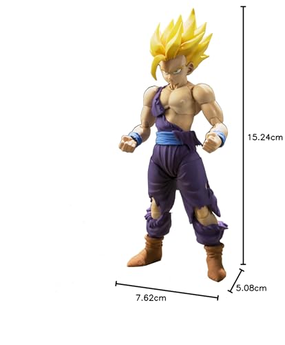 TAMASHII NATIONS Super Saiyan Son Gohan Dragon Ball Z Action Figure - Image 5