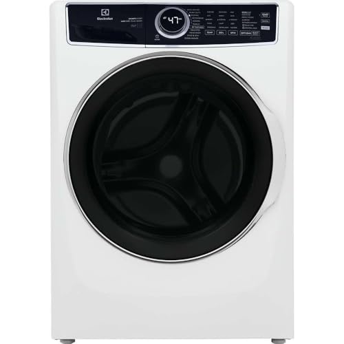Electrolux 27 in. W 4.5 cu. ft. Front Load Washer with SmartBoost, LuxCare Plus Wash System, Perfect Steam in White
