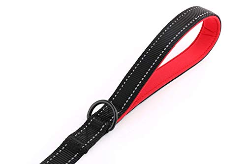 KABB Dog Leash 6ft Long - Traffic Padded Two Handle - Heavy Duty - Double Handles Lead for Control Safety Training - Leashes for Large Dogs or Medium Dogs - Dual Handles Leads - Thumbnail 3