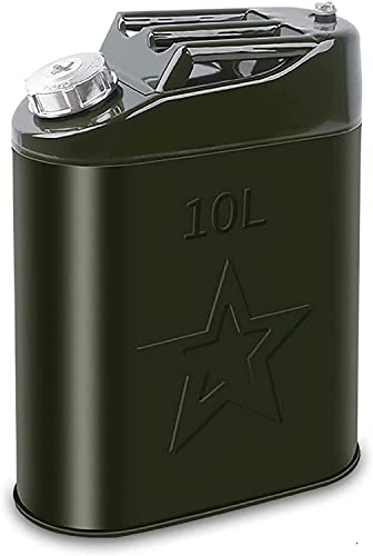 Bidon d'essence en métal robuste pour le transport sécurisé de carburant moto