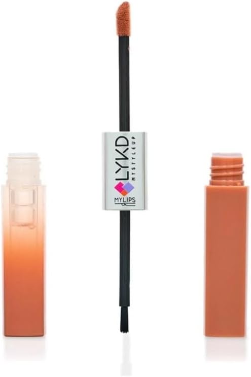 lykd Double Sided Lipstick & Gloss, 213 Peach Nude