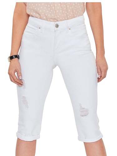 Royalty For Me Womens Women's Petite 1 Button Double Cuff Capri