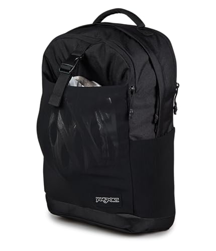 JanSport Journey Pack Backpack – Large Main Compartment, Dual Water Bottle Pockets, 15-inch Padded Laptop Compartment with Tricot Lined Sleeve, Black2