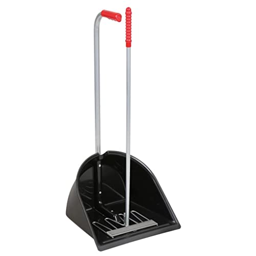 KERBL Mistboy schwarz (Höhe 90 cm, Mistkratzer für die Reinigung von Pferdeboxen/Transporter/Paddock, Bollensammler, Stallboy) 324107