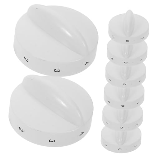 DIYEAH 8 Piezas Perillas Termostato para Frigorífico Plástico Resistente Control Ajustable Interruptor Mecánico de Temperatura para Nevera Fácil Instalación Recambio para Calefactores