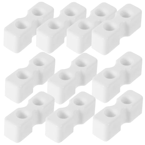 LOPUNER Accesorios para Cuna Infantil Soportes de Plástico de Doble Agujero, 10 Piezas para Estabilidad Mejorada y Repuestos Aplicables para Marcos de Cama