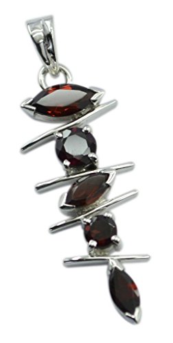 Pendentif en grenat naturel, bijou idéal pour sublimer vos tenues