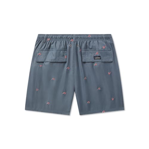 Southern Marsh Dockside Swim Trunk - Chambray Fly2