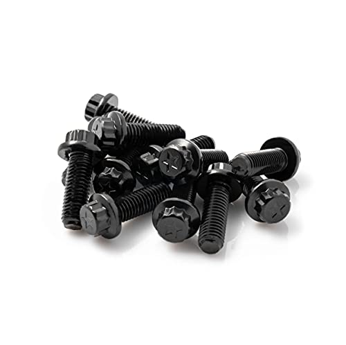 Precision Parts 12 Point Up Pipe/Manifold Bolt Set Compatible with 2001-2016 Chevy Silverado/GMC Sierra 6.6L LBY LLY LBZ LMM LML Duramax Diesel