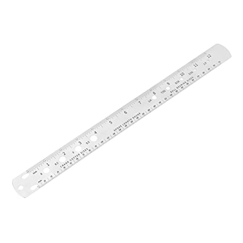 Phantasmia 自転車スポーク定規 ステンレススチール製 ? 両面測定目盛り クランク固定ネジ対応工具