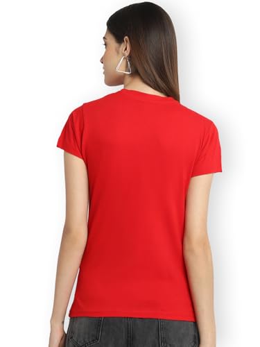 Image of Style Go Women's /Girls Cotton Regular Fit Graphic Stylish Printed Short Sleeves Casual T-Shirt || Trends & Stylish (Pack 2)