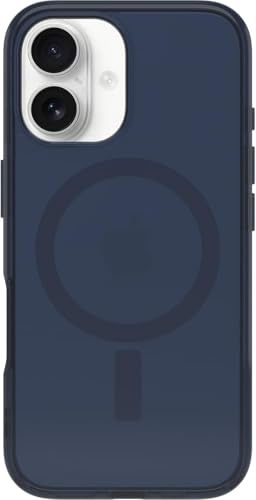 Image of OtterBox iPhone 16 (Only) - Symmetry Clear Series+ Case - Baby Blue Jeans (Blue) - Snaps to MagSafe - Ultra-Sleek - Raised Edges Protect Camera & Screen - Non-Retail Packaging