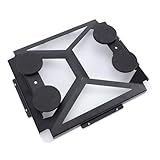 HELEVIA 178 Lbs Magnetisches Autodach-Montageset, Flaches Design, Silikonabdeckung, Schnelle Einrichtung für Wohnmobil-Anhänger, Campingfahrzeuge, LKWs, Schiffe, Yachten