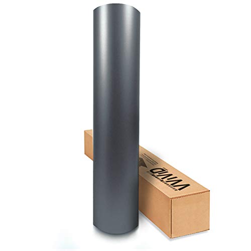 Image of VViViD XPO Charcoal Matte Gun Metal Vinyl Wrap Roll with Air Release Technology (25FT X 5FT)
