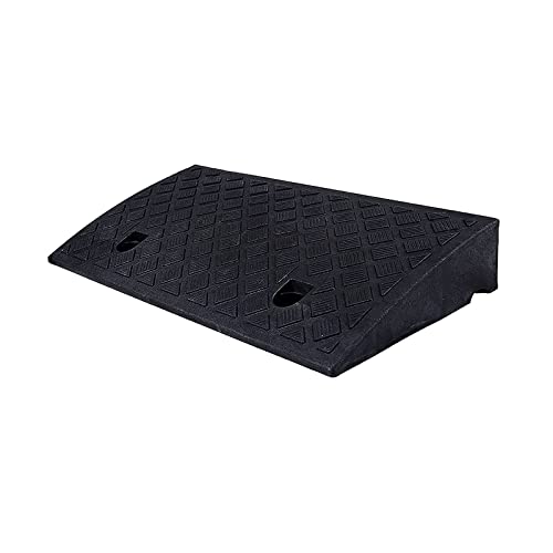 Rampa portátil ligera de PVC 50x27x13 cm color negro miniatura 1
