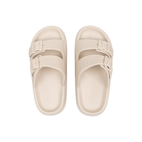 Dual-Buckle Sandals, Adjustable Slip-On Footwear for Casual and Outdoor Use, Comfortable and Stylish Sandals2