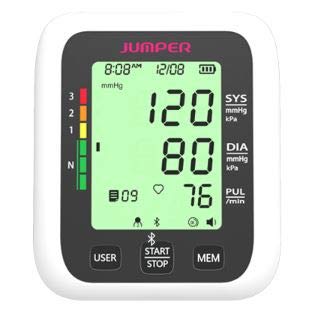 Jumper Digital Blood Pressure Monitor Model-JPD HA100 (White)