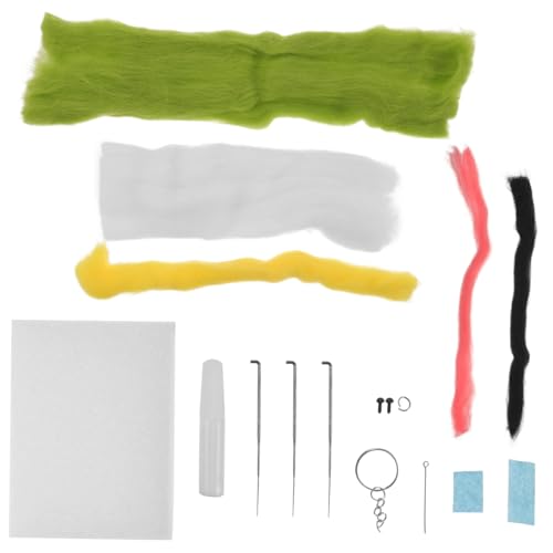 DOITOOL 1 Set DIY Needle Felting Kit Convenient Crafting Box for Adorable Felt Shapes Materials for Easy and Fun DIY Projects Present for Craft Lovers
