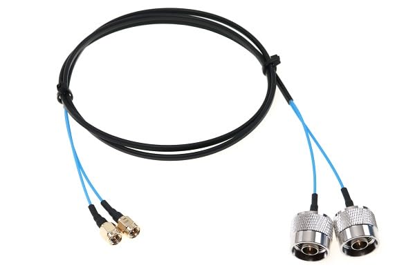 5G Twin Antennenkabel mit Fensterdurchführung N-Stecker < SMA-Stecker
