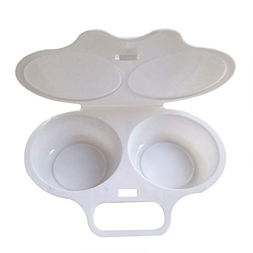 Microwave Egg Poacher, Time Saving Microwave Microwave Eggs Cooker Frying Box Microwave Eggs Cooking Boxes, for Fast Breakfast Microwave Cooker Non-Stick