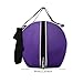 UGPLM Round Basketball Bag Sport Equipment Storage Single Ball Bag Holder Adjustable Straps Organizer Soccer Ball Bag for Football, Purple