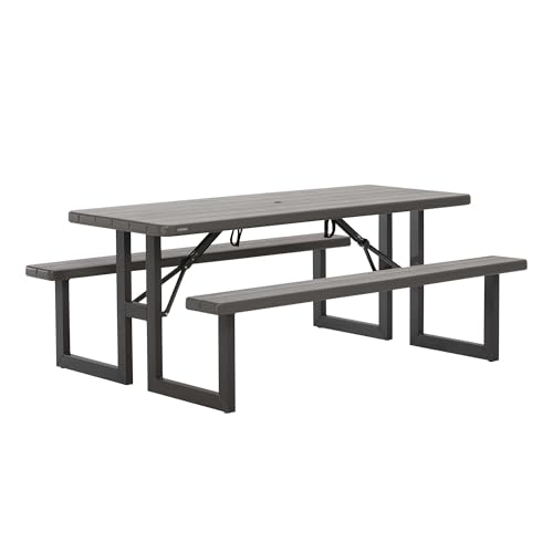 LIFETIME 6-Foot Craftsman Folding Picnic Table