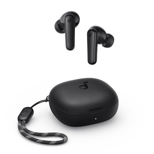 Soundcore Cuffie Bluetooth by Anker P20i, Auricolari Bluetooth 5.3, Cuffie Wireless In-ear Driver 10mm con Bassi Potenti, 30 Ore di Riproduzione, Resistenza acqua IPX5, EQ, 2 microfoni chiam